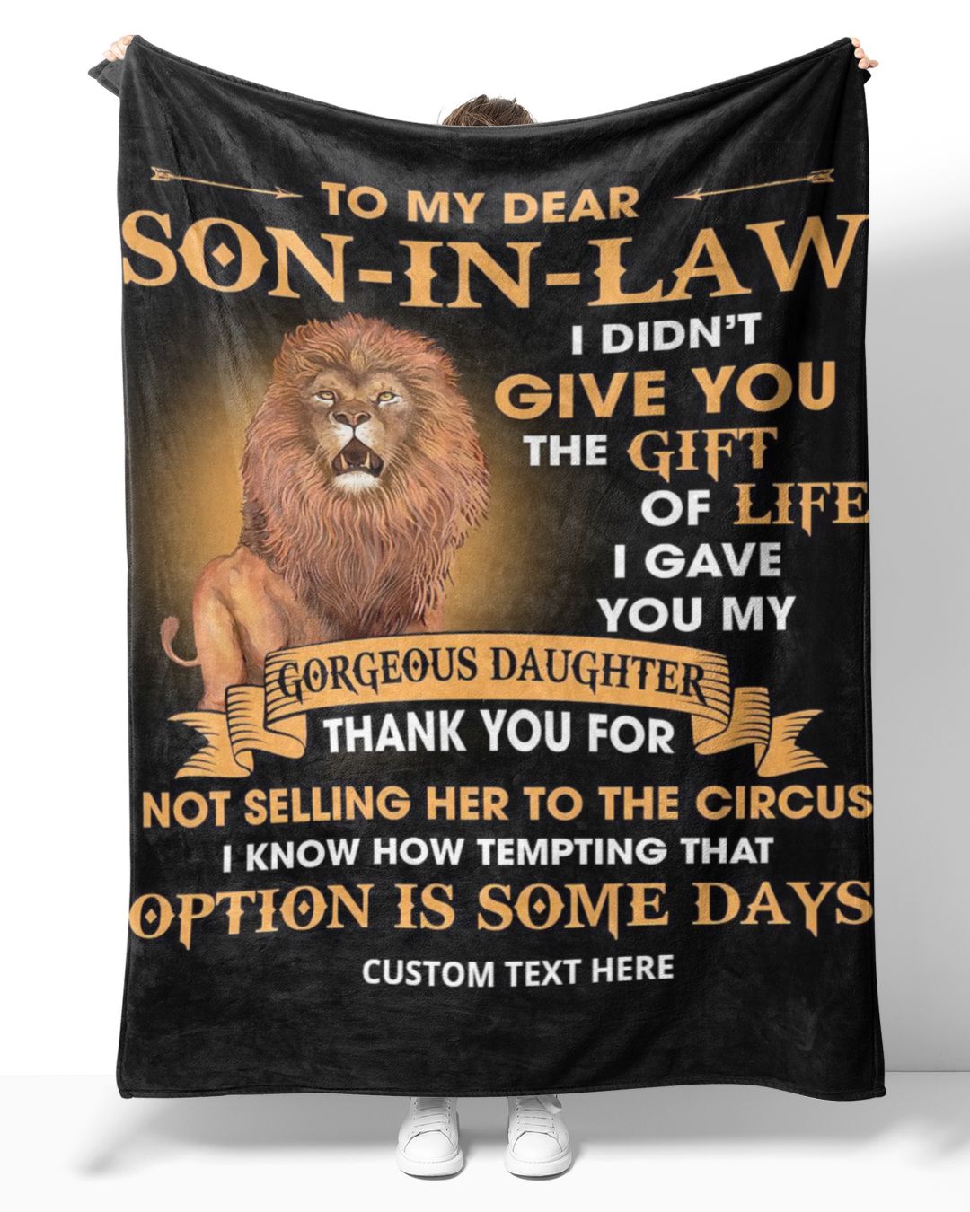 Personalized Custom To My Son In Law I Did Not Give You The Life You My