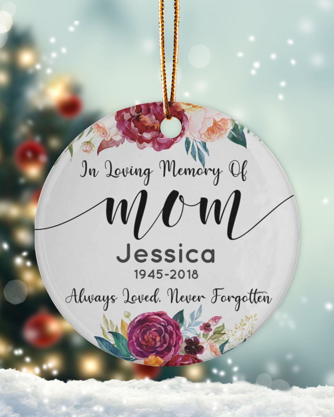 Personalized Custom Memorial Mom Mother In Memory of Mother in Heaven