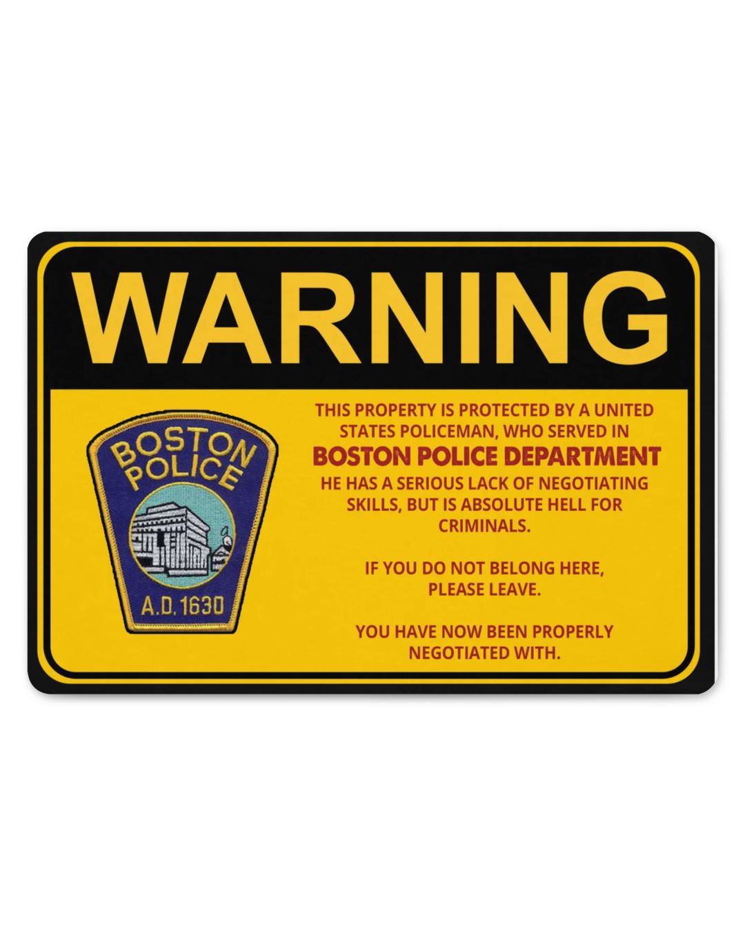 Boston Police Department PAWSTEE