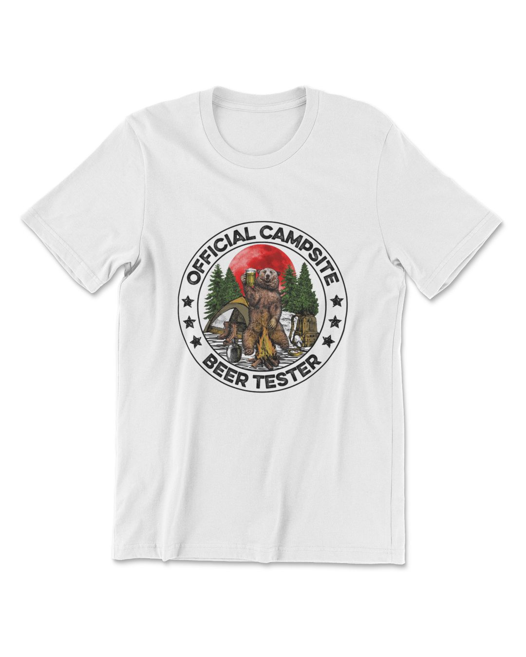 Camping Beer Tester Official Campsite Camper Campfire WAKA STORE