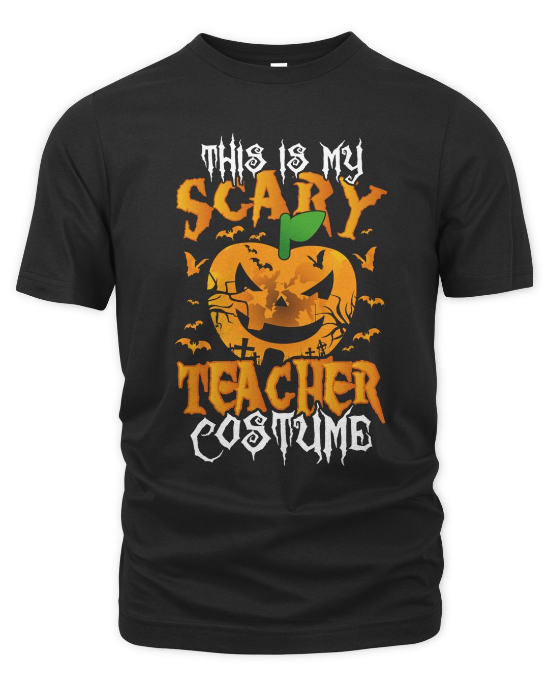 Halloween This is My Scary Teacher Costume 108 Pumpkin SenPrints