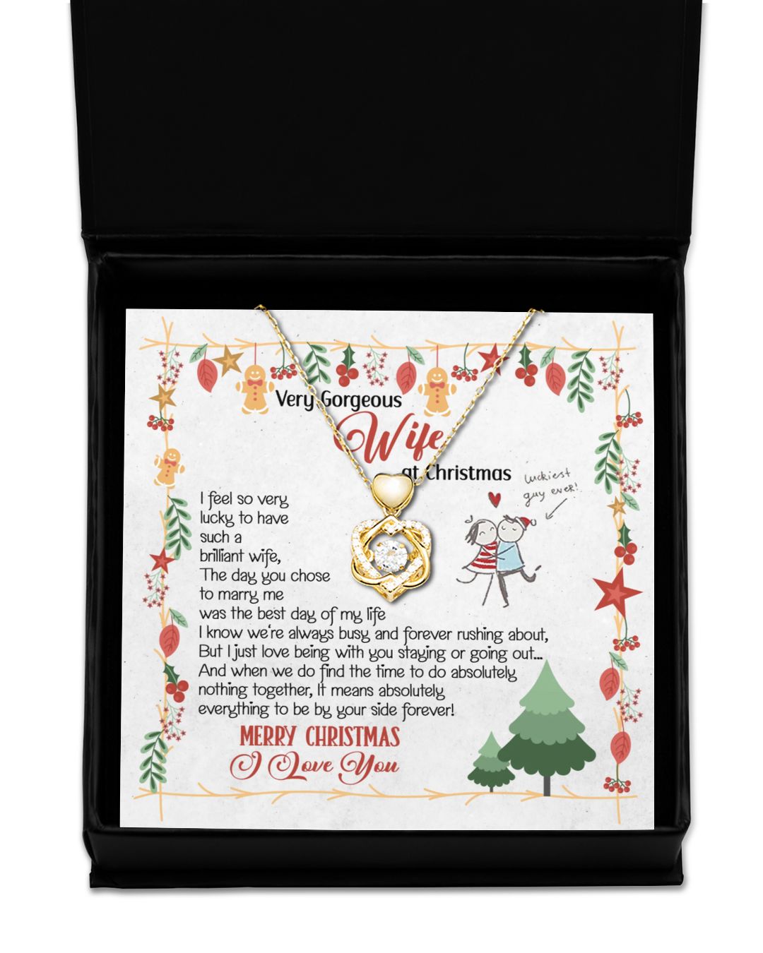 Wife Christmas Gift With Lovely Verse Christmas Gift Wife Cute
