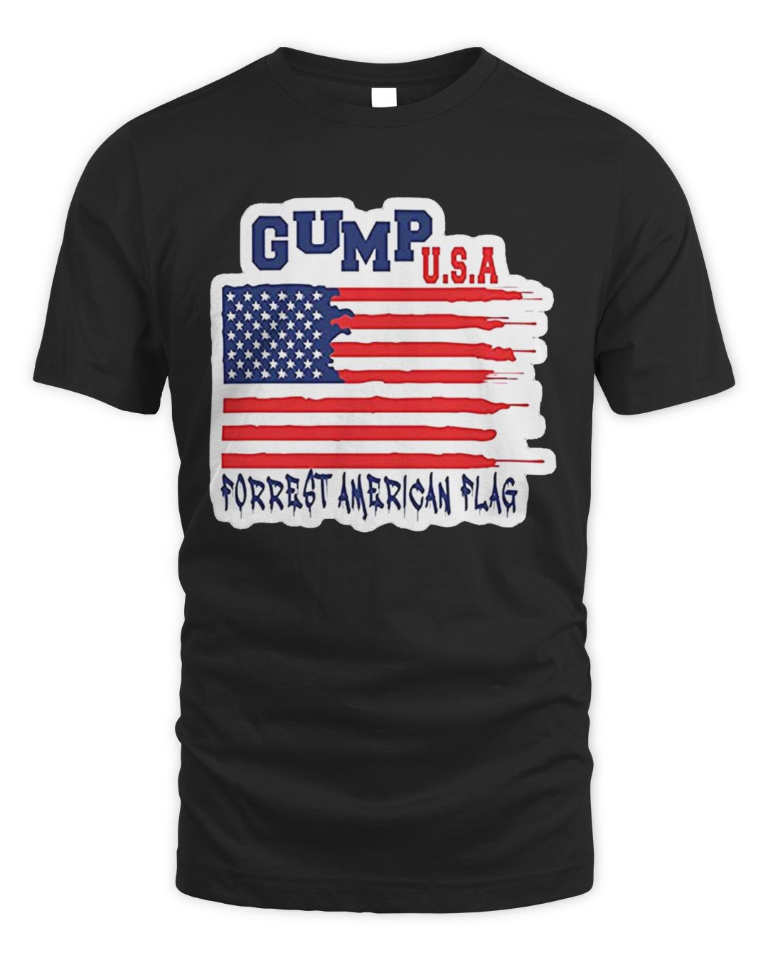 American flag shirt man forrest gump outlet