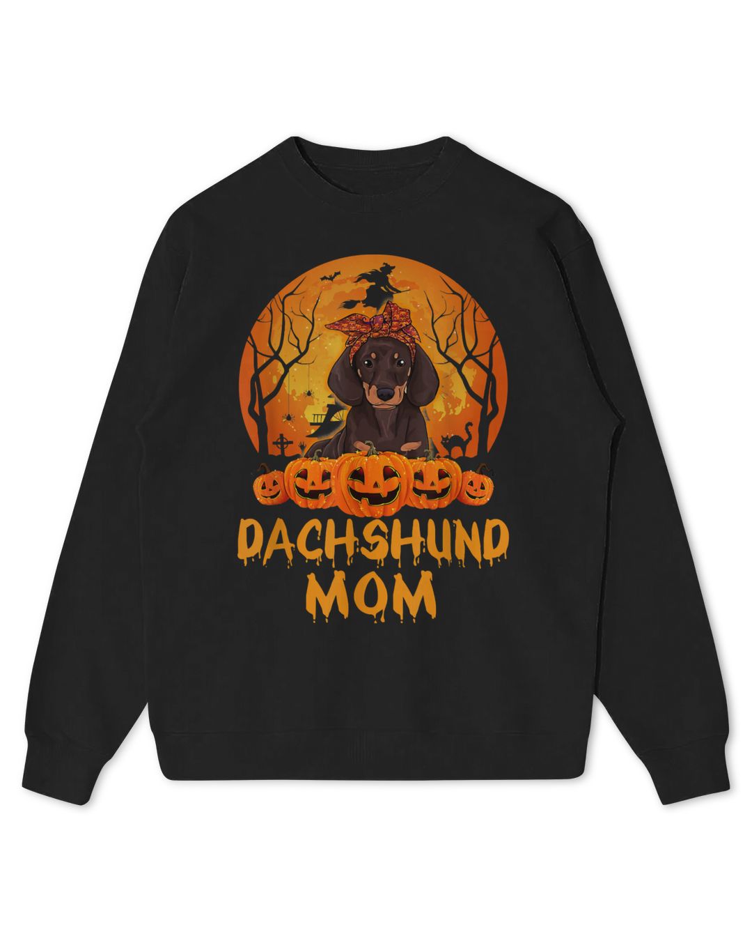 Cute Dachshund Mom Halloween Custome Gifts Dog Mom 12 Sweatshirt