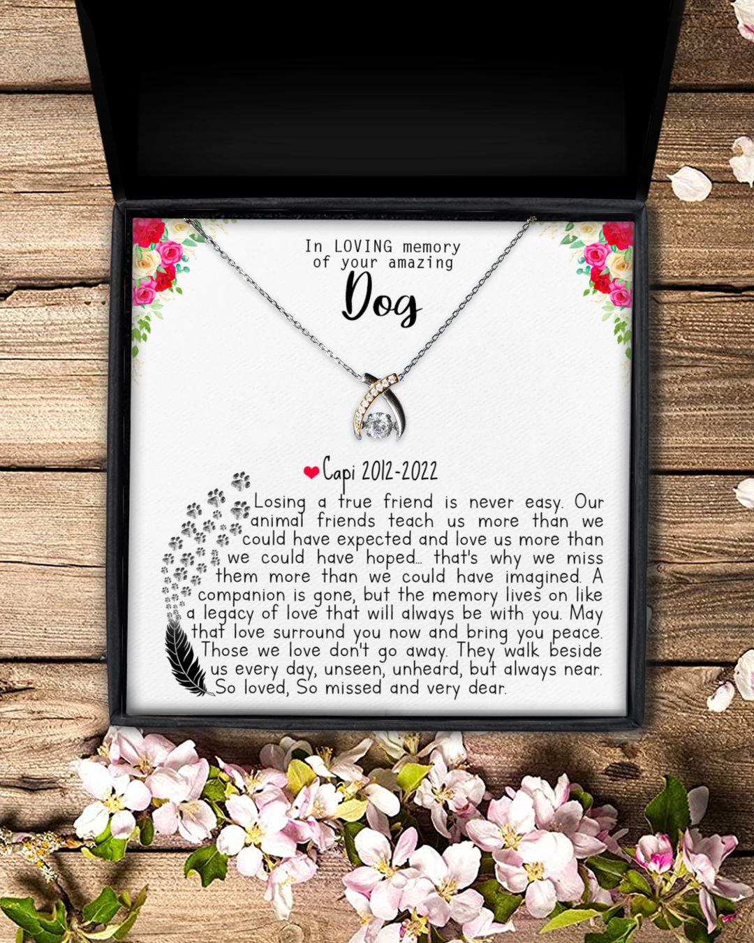 Dog Memorial Gift Pet Loss Gifts, Loss of Pet Gift, Loss of Dog gift in