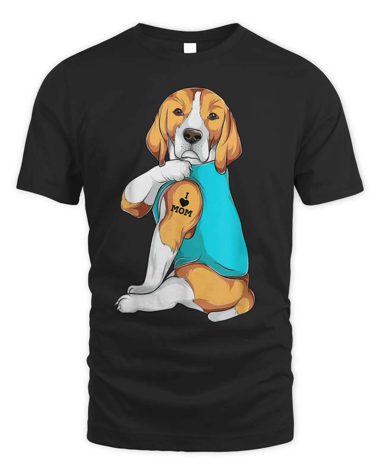 Beagle Shirt Flower Floral Pattern Dog Mom Dog Dad T-Shirt. Beagle Dog Lovers Shirt Beagle Gift