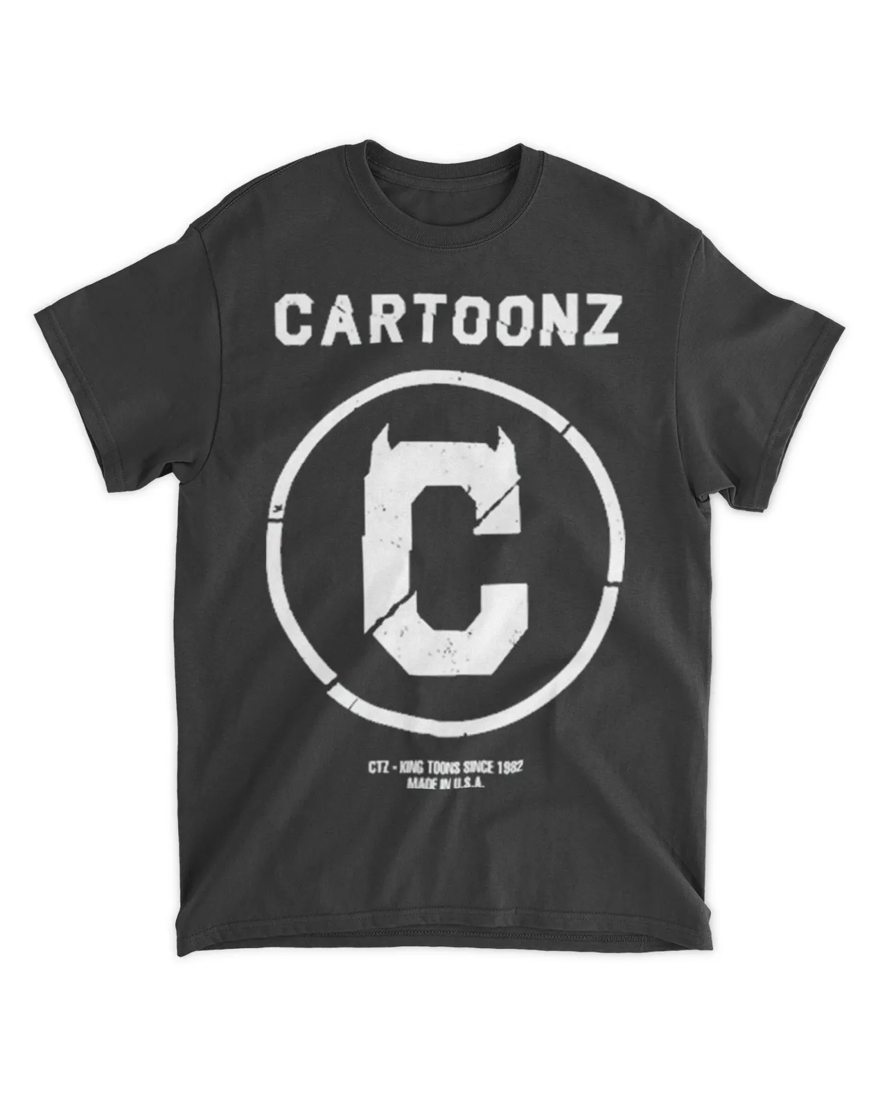 Cartoonz King Toons Since 1982 Made In Usa Shirt Unisex Standard T-Shirt black 