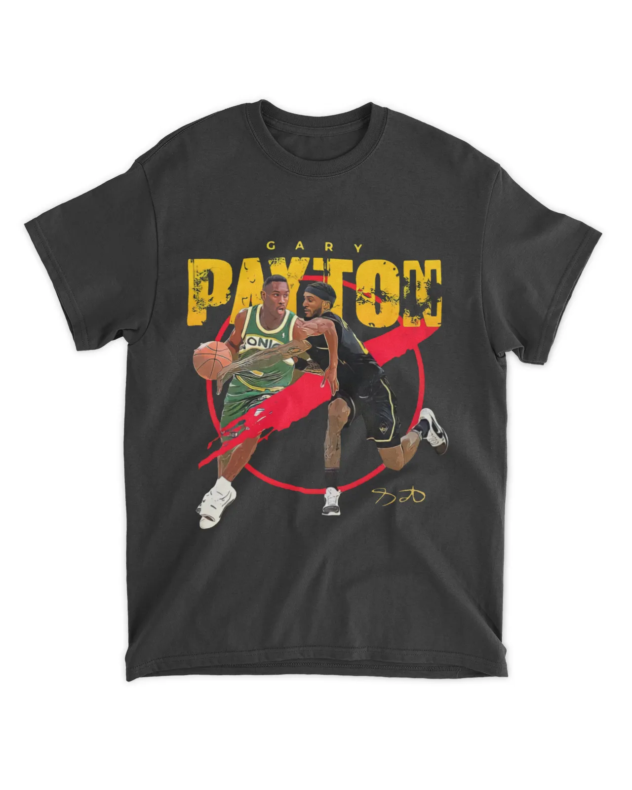 Gary Payton being guarded by Gary Payton II Shirt 