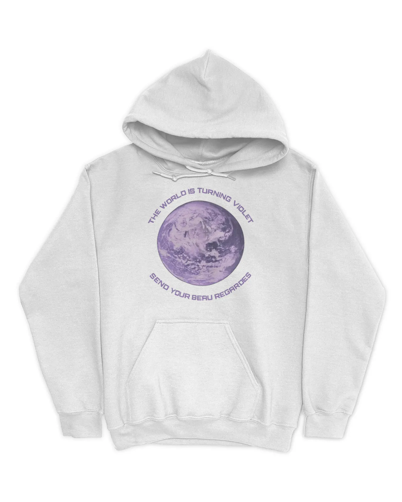 The World Is Turning Violet Send Your Beau Regardes Shirt