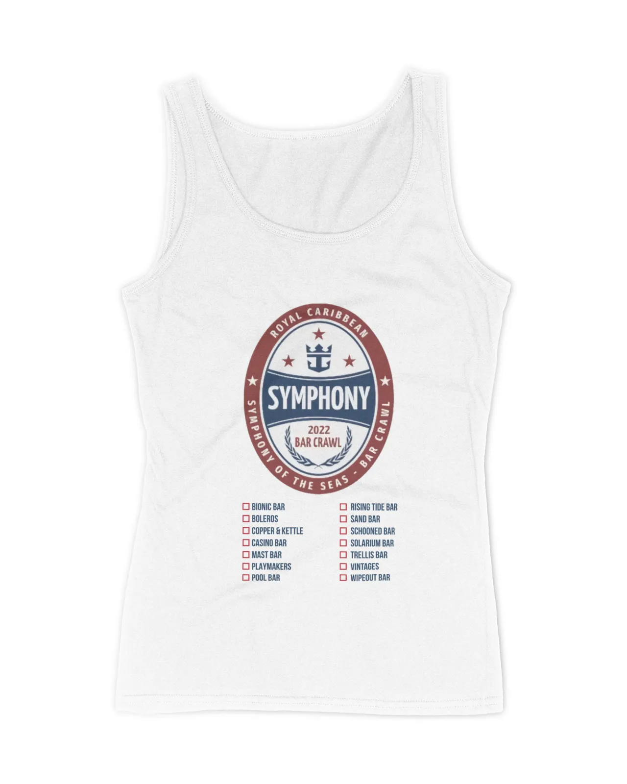 Royal Caribbean Symphony Of The Seas Bar Crawl Shirt