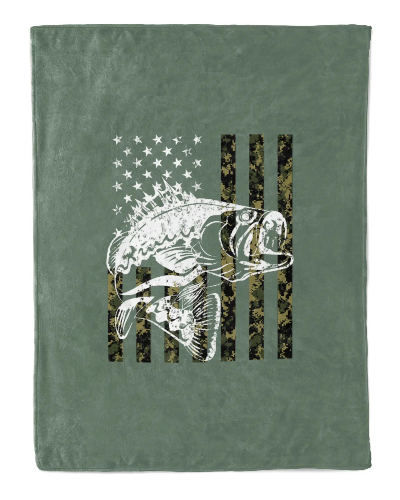 Fishing Tshirt Camouflage USA Flag for Bass Fisherman Gifts T-Shirt