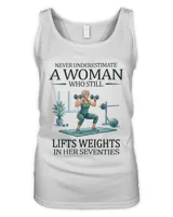 Never underestimate a woman who still lifts weights in her seventies ...