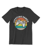Life time gamer T-Shirt, Funny Gamer T-Shirt, Video Game Tee, Gamer Gift