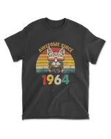 57th Birthday Gift Vintage Cat Mom  Dad Aweso
