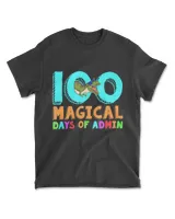 100 Magical Days Of Admin Teacher Gift 100 D