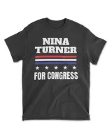 Nina Turner For Congress - Progressive Leftist T-Shirt