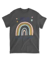 Hello Fifth Grade Retro Rainbow Cute for Teacher Girls T-Shirt