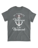 My Favorite Veteran Is my Husband T-Shirt