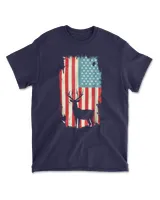 American Deer Hunter Patriotic T Shirt For men Women