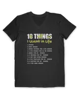 10 Things I Want In Life Horse - Funny H