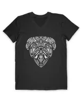 Abstract Psychedelic Pug Gangsta Premi