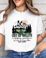 Out Of Breath Hiking Society Hiking Shirt Hike Shirt Hiking TShirt Outdoor Shirt Adventure Shirt Hiking Adventure Nature Lover Gift