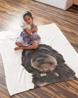 Custom Pet Portrait Blanket (Up to 5 Pets)