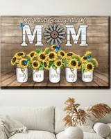 Personalized Canvas My Greatest Blessings Call Me Mom