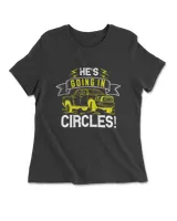 He's Going In Circles Hot Rod T-Shirt