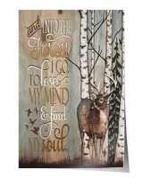 Hunting Deer Into The Forest I Go to Lose My Mind to Find My Soul Poster
