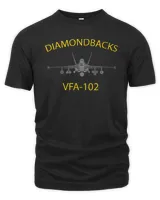 VFA-102 Diamondbacks Squadron F-18 Super Hornet T-shirt