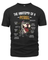Dog Anatomy Of A Pitbull Cute Dog Pet Animal Lover 344 paws
