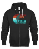 Workday Roofer Weekend Swinger Golfer Golfing T-Shirt