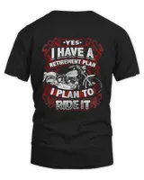 Motorcycle Retirement Plan To Ride It Rider Biker Retired Premium T-Shirt