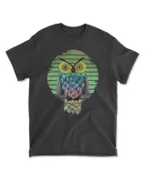 Hugo Owl Vintage Cool Color