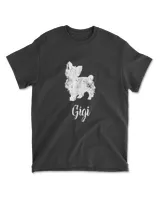 Yorkie Gigi Dog TShirt for Yorkshire Terrier Gigis