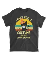 I Don't Need A Costume Funny Black Cat Classic T-Shirt
