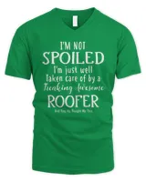 Womens Taken Care Of By A Freaking Awesome Roofer T-Shirt