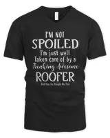 Womens Taken Care Of By A Freaking Awesome Roofer T-Shirt