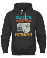 World's Okayest Photographer Picture Shot Photography Camera T-Shirt
