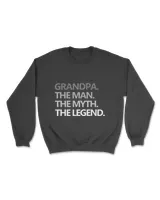 Mens Grandpa  Man  Myth  Legend Fars Day Men