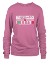 Motorcycle Gifts Shirt Happiness Is One Down And All Up