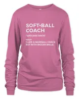 Funny Softball Coach Tshirt Gift - Softball Coach Tee