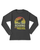 Roaring Into Preschool Dinosaur Back To School Pre-k Kids T-Shirt