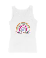 Third grade Teacher Student Cute Rainbow Back To School