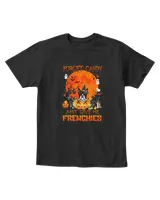 Forget Candy Just Give Me Frenchies Pumpkin Halloween T-Shirt