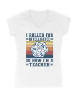 I Rolled For Intelligence So Now I'm A Teacher Vintage
