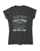 The Dog Walked Itself Home Ate A Pizza And Took A Nap Hot Rod T-Shirt