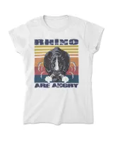 Rhino Are Angry Funny Vintage