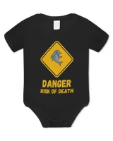 Funny Cute Dolphin Danger Risk Of Death Road Sign Saying